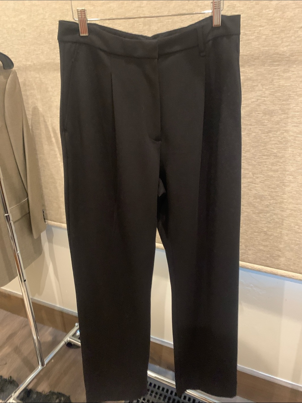 rag & bone Black Pleated Dress Pants